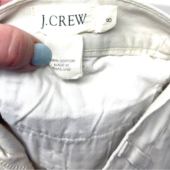 J.Crew Tan Chino Shorts, Stretch Cotton, High Rise, Women's Size 8 - Picture 2 of 4